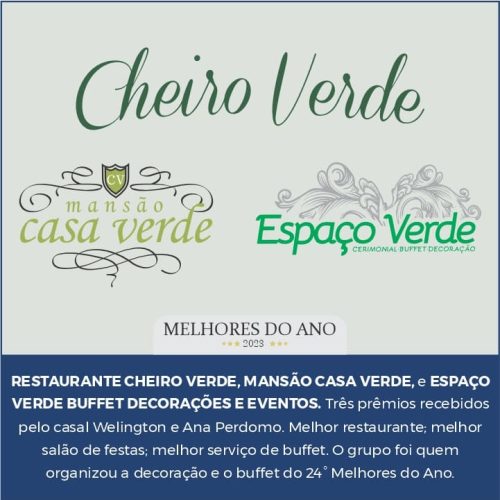 CHEIRO CASA MANSÃO VERDE